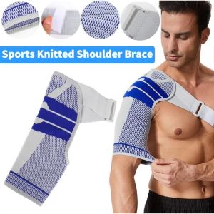 MOQIA Breathable Shoulder Support Brace Sweat-Absorbing Non-Slip Sports Shoulder Protective Shoulder Guard Stability Design Shoulder Stabilizer Sports Use