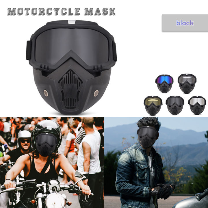 Universal Motorcycle Goggles Face Mask Helmet Goggles Only Goggles Two Style Outdoor Sports Windproof Riding