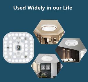 Angelila 12W 18W 24W 36W Round 220V PCB Board Lighting Source with Magnet+LED Driver Replaceable LED Module Modified For Led Downlight Indoor LED Ceiling Light & DIY Lamps