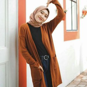 Cardigan Rajut Long Cardy Belle / Cardigan Rajut Panjang Wanita / Kardigan Lengan Panjang Wanita / Auter Rajut Wanita Terbaru  / Cardy Gardigan Jaket Sweater Switer Fashion Korea Style / Kardigan Rajut Premium Wanita