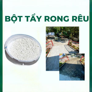 Bột Tẩy Rong Rêu Siêu Mạnh 500g – Tẩy Sạch Rêu Mốc Mảng Bám Sân Xi Măng Gạch Đỏ