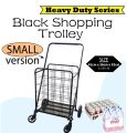 【Local Seller】 Push Cart Grocery Trolley  ★ Shopping Cart Trolley ★ 4 Option ★ Heavy Duty Black Shopping Trolley & Foldable Aluminium Trolley 【SMALL & BIG】. 