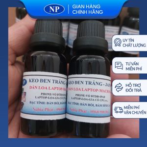 Keo dán loa - Keo đen dán màng loa Laptop Macbook tặng kèm cọ quét