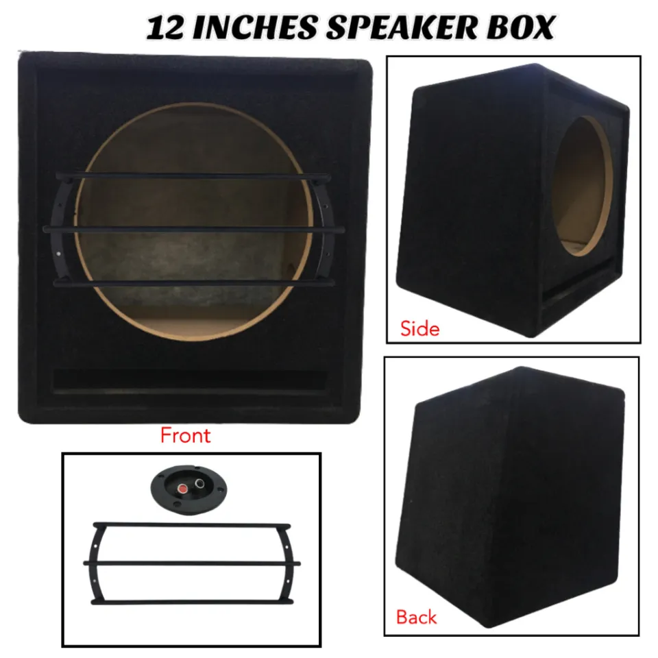 Woofer best sale wooden box