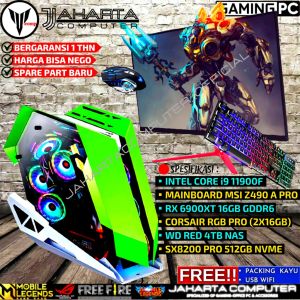 PC GAMING FULLSET Core i9-11900K Gen 11 With RX 6700XT 12GB GDDR6 SIAP TEMPUR