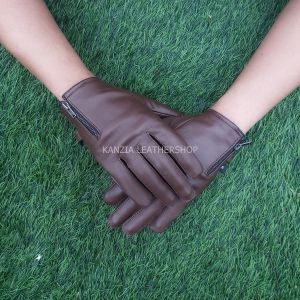 Sarung Tangan Pria Kulit Kanzia Leathershop Resleting