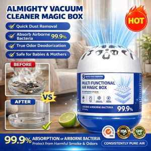 ⚡Dust Suker Magic box⚡Universal Suction Magic Box/Fresh Air / 99.9% Sterilization Dust Removal Agent/Indoor Air Purifier/Quick Dust Removal 【灰尘克星】万能吸尘魔盒