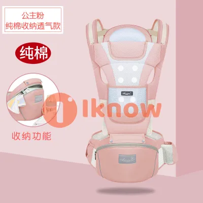 Tôi biết Địu em bé trẻ sơ sinh để trẻ mới biết đi đa chức năng 9 trong 1 bé tàu sân bay với địu em bé cho tất cả các mùa Địu em bé kiểu ba lô cho trẻ mới biết đi trẻ sơ sinh newparents (7-45lb) (Màu Xanh Lá cây-đa chức năng)