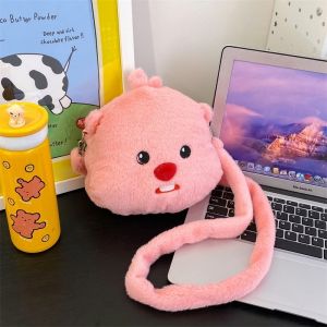 Bag Comel Sanrio Cute Cartoon Sling Bag Plush Handbag Doll Kids Cute Kuromi Melody Shoulder Bag