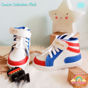 SEPATU BOOTS ANAK - SEPATU ANAK - DOCMART - A52 - ORIGINAL BRAND - CORICH BABY SHOES - BOOT - PREWALKER - ANAK - SEPATU BALITA - SEPATU - BAYI USIA 11 - 24 BULAN - LAKI LAKI - BABY SHOES - SNEAKERS - BOOTS - SOL PUTIH - BELAJAR JALAN