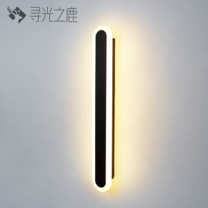 SXH  Modern Simplicity led Wall Lamp Personality Fashion Creative Design Lamp Bedside Bedroom Corridor Aisle Long Strip Lamp Wall Lamp