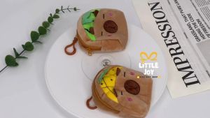 [SG Seller] Capybara Plush Coin Purse with Zipper Portable Change Wallet Goodie Bag Children Day Gift