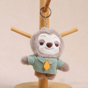 Anime Zootopia Plush Keychains Small Pendant Bag Hangings Christmas Birthday Gifts for Kids