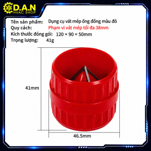 DAO NẠO BA VIA ỐNG ĐỒNG 5 - 38MM - DỤNG CỤ VÁT MÉP ỐNG ĐỒNG 5 - 38MM - DAO VỆ SINH ỐNG ĐỒNG 5-38mm - NẠO BA VIA ỐNG PPR PVC