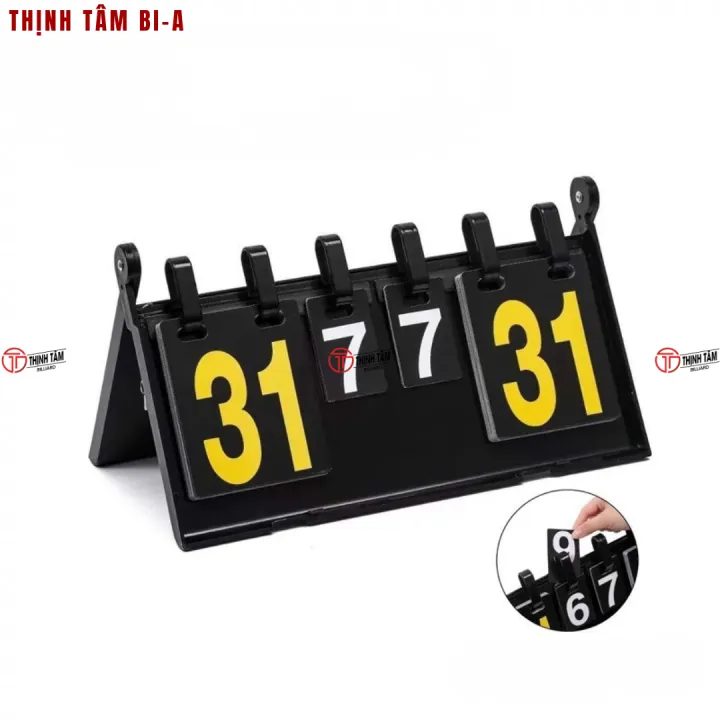 [THỊNH TÂM] Bảng Điểm Lật Tỉ Số Thể Thao Bida -Bóng bàn - Bóng chuyền -Cầu lông - Bóng rổ -Tennis