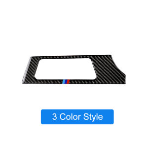 Sticker For BMW Carbon Fiber Car Left Air Conditioner Outlet Panel Frame Trim Cover Sticker For BMW E90 E92 E93 2005-12 Auto Interior Accessories