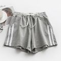 QUẦN ĐÙI, QUẦN SHORT 2 sọc NỮ COTTON  MẶT NHÀ. 