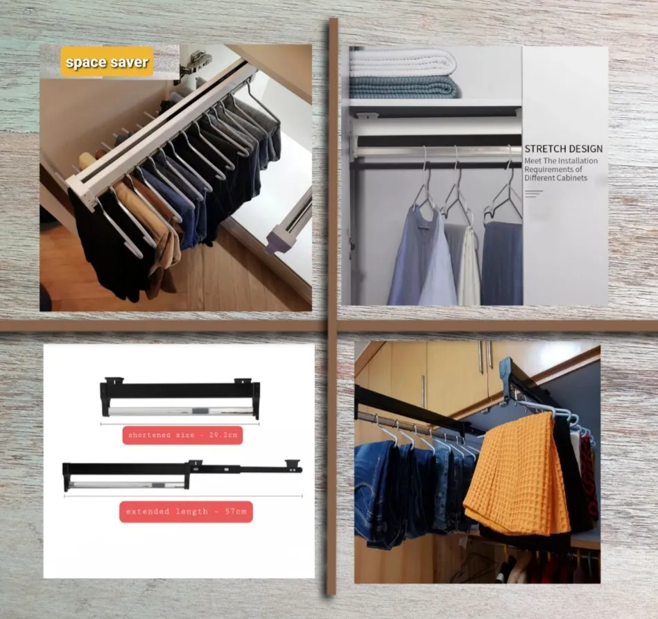 Pull-out trouser rack, Häfele Dresscode | online at HÄFELE