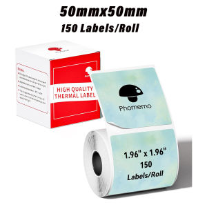 Phomemo Square Colorful Thermal Label Sticker For M110/M120/M220/M221/M200 Printer