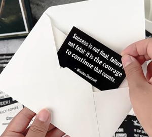 30 Unique Positive Affirmation Cards Black & White Motivational Quotes for Desk Decoration