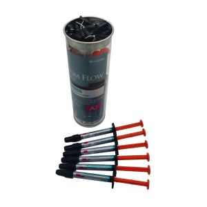 Denture composite Dental material fluid resin flow filling hole 6 pieces of light-curing material 2g in a bucket