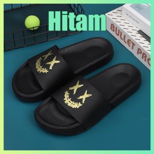 Sandal Slide Pria Keren Motif Terbaru Kekinian Viral EVA Sendal Selop Pria Dewasa Cowok Fashion Anti Slip Karet Empuk