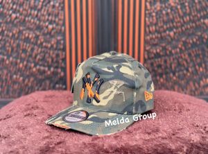 Topi Baseball Logo Lakers Loreng Camo Sobek / Topi Baseball Model Sobek Full Bordir / Topi Premium  Pria Wanita
