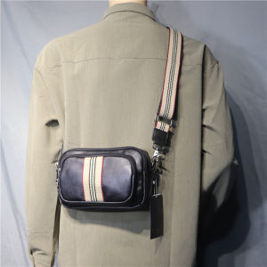 Men Bag Waterproof PU Leather Messenger Bag Fashion Sling Shoulder Bag