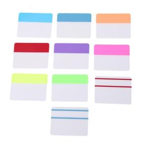 1 Bộ Nhãn thông số Tab tệp có thể ghi được màu thẻ đánh dấu trang nhãn để đọc sách ghi chú và phân loại tệp
