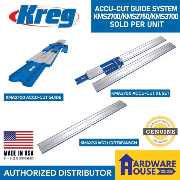 ORIGINAL KREG AccuCut System / Accucut Guide Track / Expansion Rail