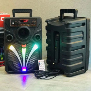 SPEAKER BLUETOOTH KARAOKE SPEAKER BLUETOOTH BASS 7806 FREE MIC 88INC- SPEAKER PORTABLE BRAINPOWER LED WIRELESS