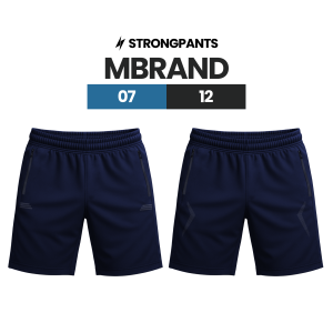 STRONG PANTS Paket 2pcs Celana Pendek Pria Olahraga Scuba Hitam Navy Abu