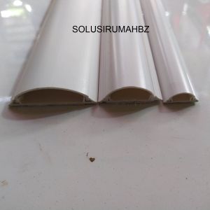 TUTUP KABEL OVAL UNTUK LANTAI CABLE DUCT OVAL DENGAN TUTUP PILIH UKURAN 10X25 10X35 14X48 16X65 10x25mm 10x35mm 14x48mm 16x65mm