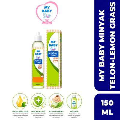 【100% ORIGINAL】MY BABY Telon Plus Citronella Baby Oil (60ML/ 90ML/150ML)