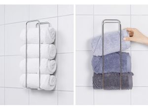 Giá đựng khăn phòng tắm inox cao cấptiết kiệm không gian thiết kế đẹp tiện lợi(ND-200-305B)