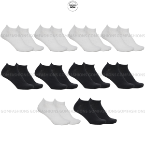 Set 10 đôi tất cổ ngắn nam nữ chất liệu cotton cao cấp vớ nam nữ cổ thấp êm mềm đi mát thiết kế thoáng khí -KLB-TRONNGAN-CB10