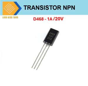 Linh kiện bán dẫn Transistor D468 NPN TO-92 dòng điện 1A- 20V 3 chân