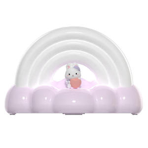 New Rainbow Gradient LED Nightlight Desktop Creative Ornament Gradient Atmosphere Nightlight Bedroom Bedhead Atmosphere Light Baby Sleep Light Used for Room Decoration