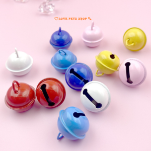 Chuông lục lạc đeo cổ cho Chó Mèo size 1.8cm & 2.2cm phụ kiện handmade - Love Pets Shop