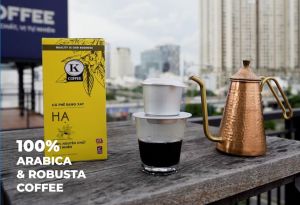 [MUA 1 TẶNG THÙNG ĐÁ] Cà Phê Rang Xay K Coffee Hạ (454g / Hộp)