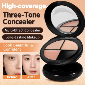 คอนซีลเลอร์ปกปิดรอยสิว 3 เฉดสี ปกปิดจุดด่างดำ รอยสิว รองพื้นหลากสี มอบความชุ่มชื้น