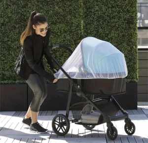 OLGAMosquito  Net Kulambo  Mosquito Net for Strollers Bassinets  Cradles Cribs  Play Pens  and others kontra Dengue Kulambo   - 26 x 26 inches - elastic  edge - kontra dengue - against all insects - universal compatibility  - universal fits for babies - h