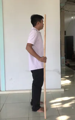 Trường Côn Mây Từ 1m20 - 1m90 Trường Côn Song Mây Gậy Mây Võ Thuật - Cây mây tự nhiên đường kính 25mm