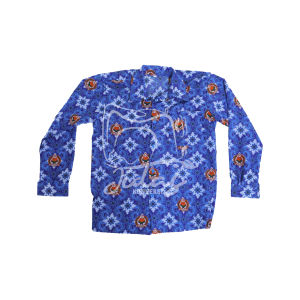 Seragam Batik SMP atau MTs Motif Lugina Untuk Perempuan
