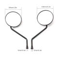 Honda TMX Alpha 125 Circle Long Stem Motorcycle Side Mirror. 