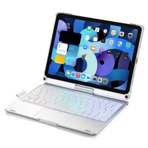 360° Rotating Backlit Keyboard Case for IPad Air 7 8 Air 4 5 6 Mini 6 7 Pro 11 13 2018-2025 M2 M3 Ipad 10 11th A16 W/ Trackpad