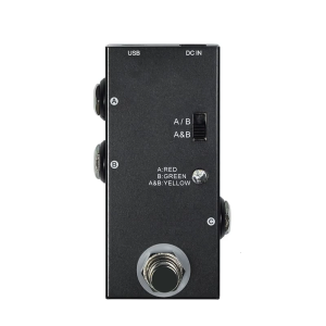 True Bypass Guitar Bass Pedal AB Box ABY Line Selector AB Switches Guitar Effect Pedal for Electric Guitar Accessories