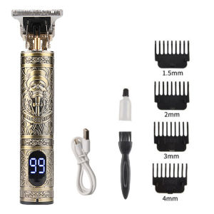 JTKE Tông Đơ Cắt Tóc Máy Cắt Tóc Điện Tóc Có Thể Sạc Lại Clipper Tông Đơ Cạo Râu Cho Nam