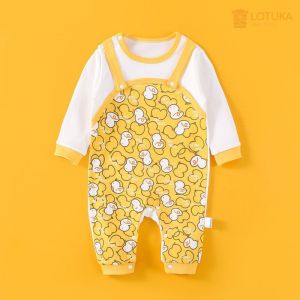 Bodysuit sơ sinh LOTUKA size 3-12kg Body dài tay cho bé trai bé gái dễ thương