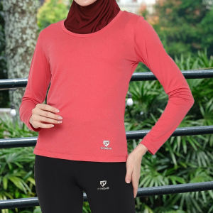Fitwear - Kaos Olahraga Wanita 𝐍𝐄𝐖 AURORA LS 𝐁𝐀𝐒𝐄𝐋𝐀𝐘𝐄𝐑 𝐄𝐀𝐙𝐘𝐃𝐑𝐘 - PART 4 - 8 COLOR - S - L